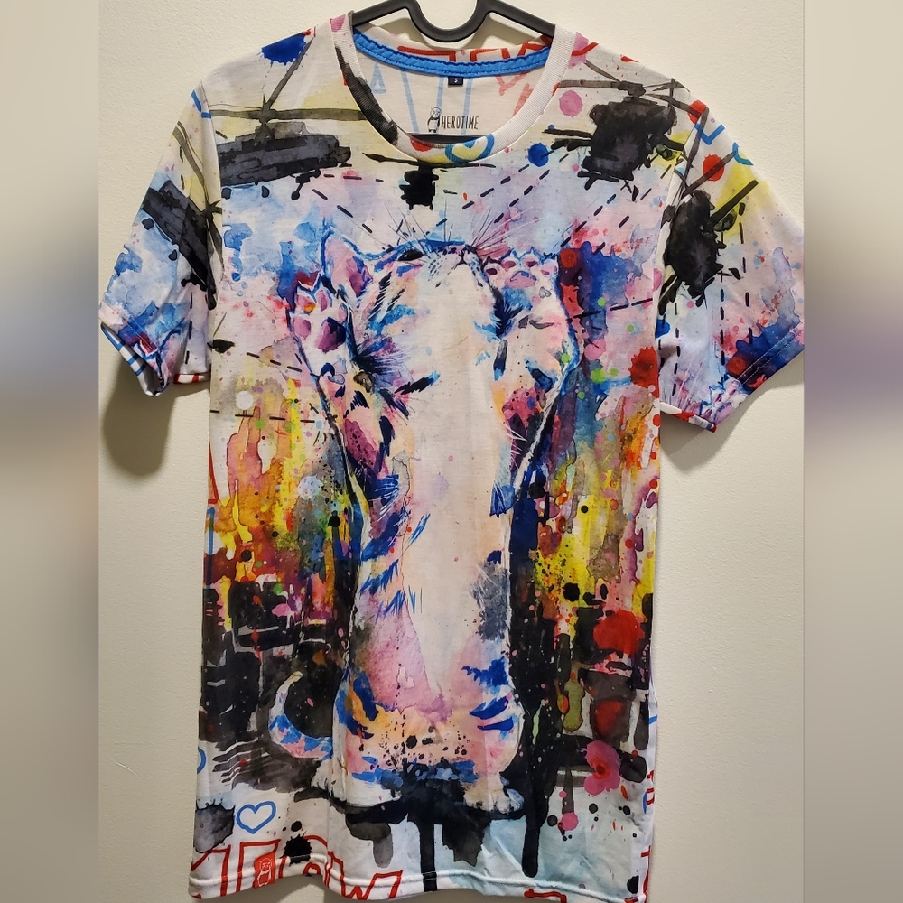 Rare HEROTIME X Lora Zombie "Catzilla" T-Shirt in Small